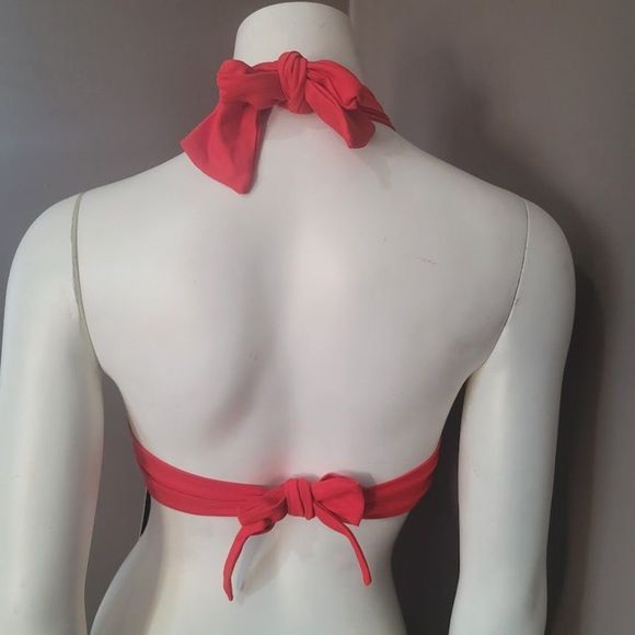 Frederick's Of Hollywood  Oceana Cross Over Top Red - Picture 6 of 8